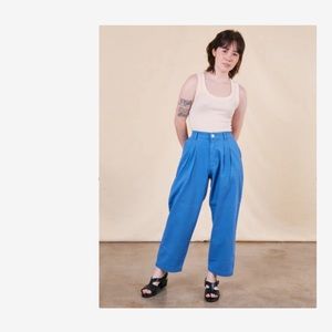 BIG BUD PRESS GREEK BLUE PETITE TROUSERS 3XL